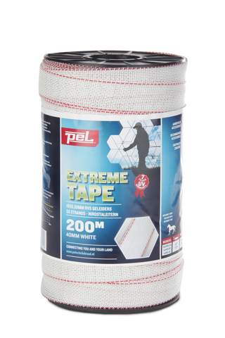 Lint ExtremeTape 200m - 40mm wit - Lands End B.V.