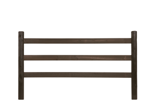 Economy Dark-Brown Lunging Circle - With 3 rails