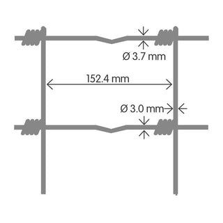 Prairie®  Zwaar gaas - 100 cm hoog | rol 50 m - Lands End B.V.